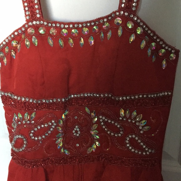 Red show choir dress - Picture 2 of 3